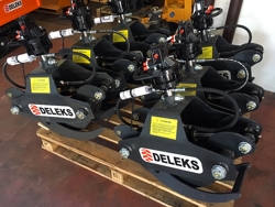 holzzange holzgreifer mit rotator für kräne und mini bagger von 1 5 bis 2 5t mod dk 10 gr 10