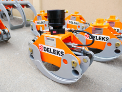 holzzange holzgreifer mit rotator für mini bagger 1 8 bis 3 5t mod dk 11c gr 30ff