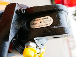 holzzange holzgreifer mit rotator für kräne und mini bagger 4 0 bis 8 0t mod dk 16 gr 30f