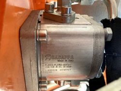 hydraulischer böschungsmulcher mit auslegearm für traktor mod airone 80