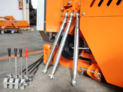 hydraulischer böschungsmulcher mit auslegearm für traktor mod airone 180 tr