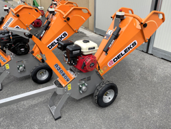 benzin häcksler schredder mit lifan motor mod dk 500 lf