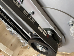 benzin häcksler schredder mit lifan motor mod dk 500 lf