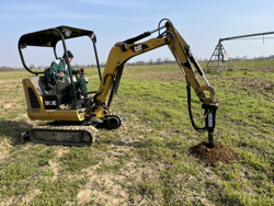 hydraulischer erdbohrer für minibagger grhd