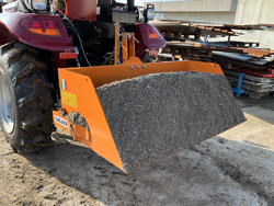 mechanische heckschaufel 120cm breit mod bucket 140