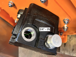 hydraulischer mulchkopf für minibagger mod arm 80