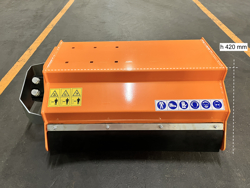 hydraulischer mulchkopf für minibagger mod arm 80