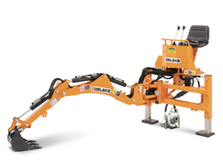 mini heckbagger für traktor inkl baggerlöffel mod drs 1000t