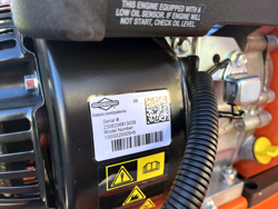 benzin häcksler schredder mit b&s motor mod dk 300 bs