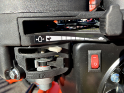 benzin häcksler schredder mit b&s motor mod dk 300 bs