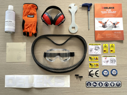benzin häcksler schredder mit lifan motor mod dk 800 lf