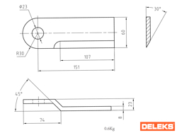 sichelmäher mit 8 horizontal angelegten messern 150cm mod dm150 interfila