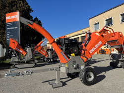 benzin häcksler schredder mit lifan motor mod dk 800 lf