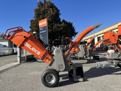 benzin häcksler schredder mit lifan motor mod dk 800 lf