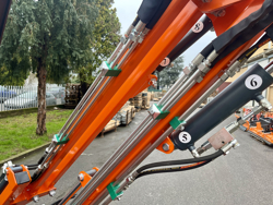 hydraulischer arm mit 130cm mähbalken mod falco hw