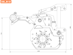 mulcher mit hammerschlegel hydraulisch verstellbar schwere ausführung mod gorilla 180