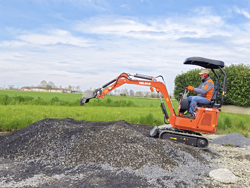 minibagger mit zubehör m80
