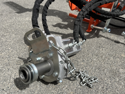 hydraulischer böschungsmulcher mit auslegearm für traktor mod merlo