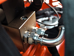 hydraulischer böschungsmulcher mit auslegearm für traktor mod airone