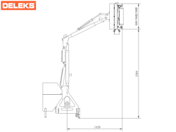 hydraulischer böschungsmulcher mit auslegearm für traktor mod airone