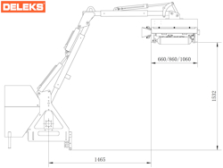 hydraulischer böschungsmulcher mit auslegearm für traktor mod airone