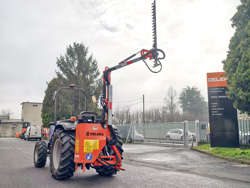 hydraulischer böschungsmulcher mit auslegearm für traktor mod airone