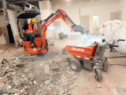 minibagger mit zubehör 1.1ton mod e110