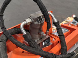hydraulische astsage mit 5 sageblattern cutter5