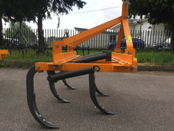 cultivateur déchaumeur 5 dents largeur 120cm pour tracteur kubota iseki etc mod de 120 5