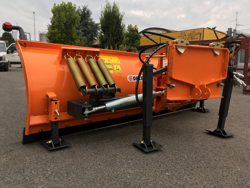 lame à neige frontale avec plaque ln 200 a