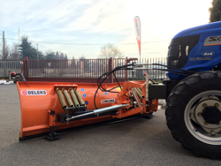 lame à neige frontale avec plaque ln 200 a