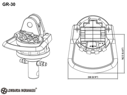 rotateur lombarda ingranaggi gr30