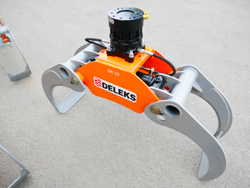 grappin à bois avec rotateur 360 continue modèle dk 16 gr 55ff