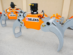 grappin à bois avec rotateur 360 continue modèle dk 11c gr 30ff