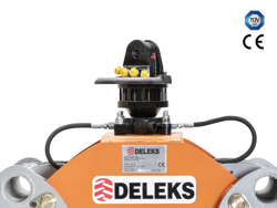 grappin avec rotateur 3 tonnes pour pelles et grues mod dk 16 gr 30f