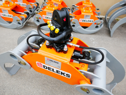 grappin avec rotateur 3 tonnes pour pelles et grues mod dk 16 gr 30f