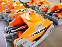 grappin avec rotateur 3 tonnes pour pelles et grues mod dk 16 gr 30f