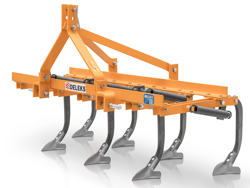 cultivateur déchaumeur à 7 dents largeur de travail 140cm equipé de dents d oie mod de 140 7 v