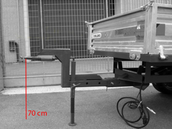 timon surélevé 700mm