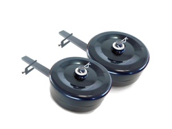 2 roues pour cultivateur avec fixations