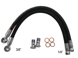 2 flexibles hydraulique de 0 50m