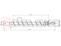 méche diamètre 10cm