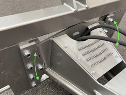 lame à neige pour chargeur frontal ln 250 e