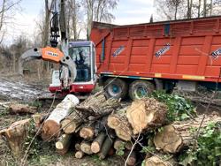 grappin à bois pour pelles et grues capacité 2000kg mod dk 16