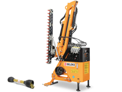 epareuse hydraulique pour tracteur avec broyeur ou taille haie mod airone 130 tr