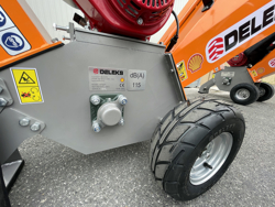 broyeur de branches thermique dk 500 honda à tambour moteur 15cv