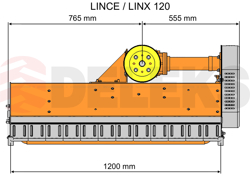 broyeur à marteaux lynx 120 pour tracteur type kubota iseki yanmar