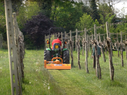 broyeur à marteaux fléaux lynx sp140 déportable pour verger et sarments