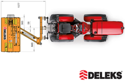 broyeur d accotement léger volpe 100 pour micro tracteur