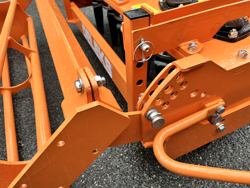herse rotative avec rouleau kr 120 pour tracteur